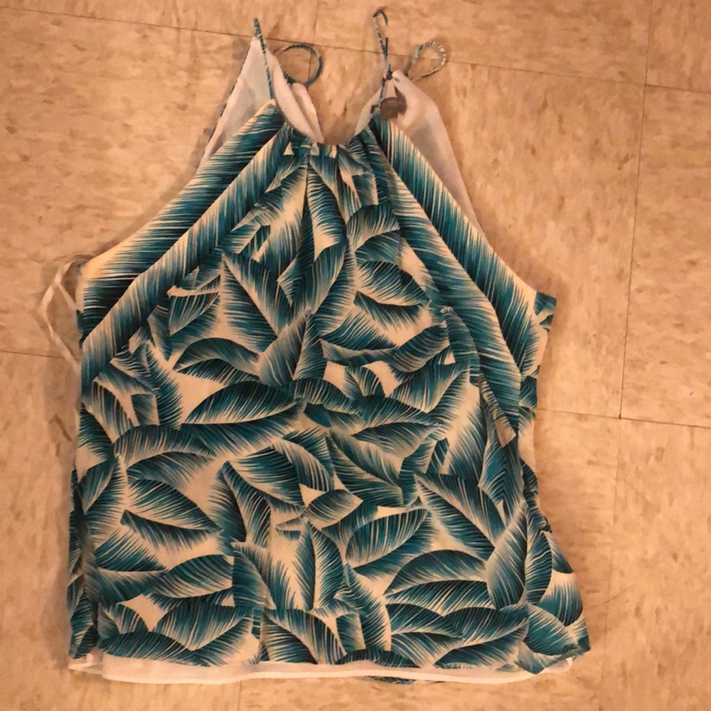 Vacation inspired spaghetti strap top